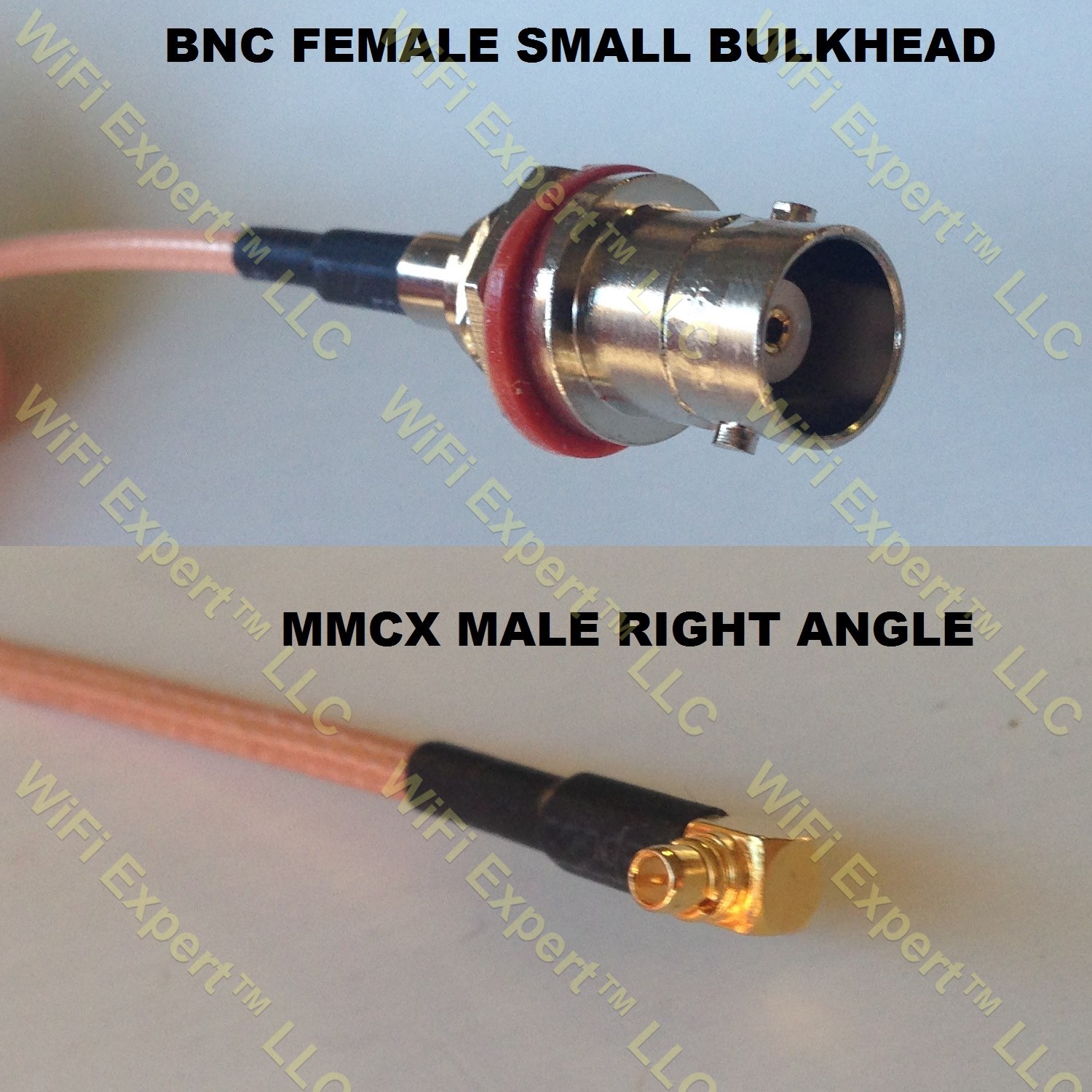 Lmr Bnc Female Sm Bulkhead To Mmcx Male Angle Coaxial Rf Pigtail