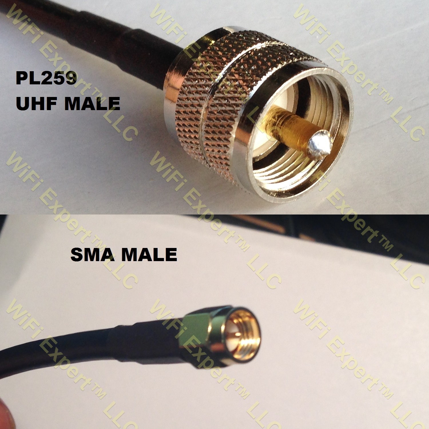 Rg Pl Uhf Male To Sma Male Coaxial Rf Pigtail Cable Rf Coaxial