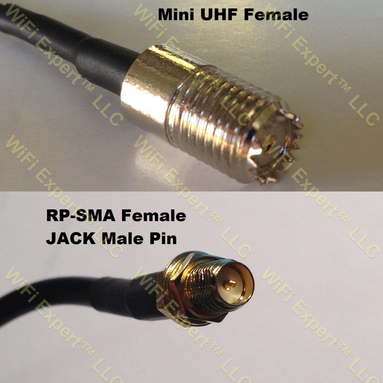 RG400 MINI UHF FEMALE To RP SMA FEMALE Coaxial RF Pigtail Cable RF