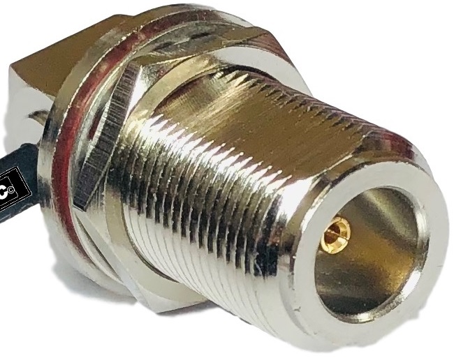 N Female Bulkhead Angle