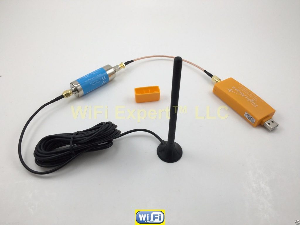 usb connect to coaxial USB Stick Band Car PRO pass ADS   B  1090MHz Filter SMA